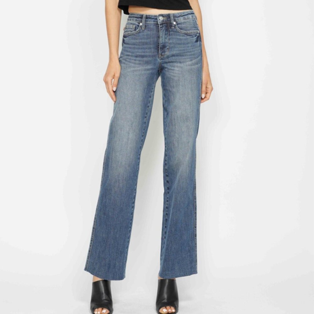 Judy Blue Straight Leg, Vintage Wash Jeans